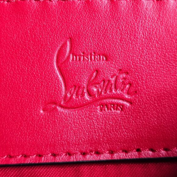 Christian Louboutin Explorafunk Black Calf Leather Studded Backpack Silver Spike main image 4